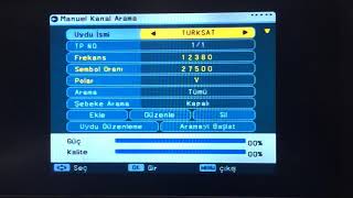 türksat 4a uydu ekleme 2020 Basit uydularda kanal arama [upl. by Leverett690]