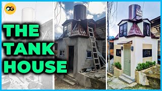 🏠 Tiny House  Inside the 54 sq m Tiny Tank House 😱  The Smallest House in the Philippines  OG [upl. by Kristian959]