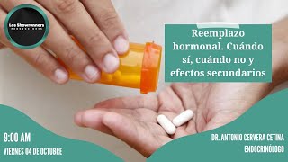 Reemplazo hormonal ¿Es para tods [upl. by Ynaffi]