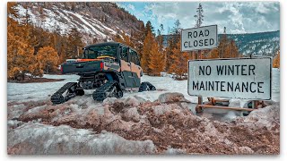 Epic Uinta Mountains UTV Adventure with CAMSO 4S1 UTV Track System on CANAM Defender Max Limited [upl. by Ladnyc]