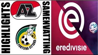 Fortuna Sittard 10 AZ Alkmaar Samenvatting  Highlights  Eredivisie 20242025 [upl. by Kcirrek]