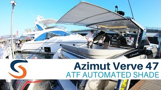 Azimut Yachts Verve 47 with SureShade Boat Shade [upl. by Llemij]