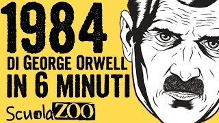 Noccioline 23  1984 di George Orwell in 6 MINUTI ScuolaZoo [upl. by Enillebyam11]