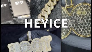 HEYICE Jewelry Review  INSANE 20MM Cuban Chain amp CUSTOM Pendant [upl. by Rickard]