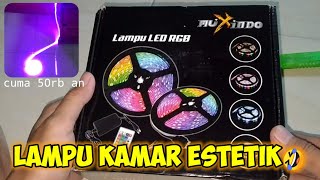 PAKET LAMPU LED STRIP 5050 3528 2835 RGB 5M 10M IP44 IP33 RGB REMOTE LAMPU HIAS WARNA WARNI [upl. by Shanta]