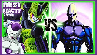 FRIEZA REACTS TO PERFECT CELL VS EL HERMANO PART 1 [upl. by Dlabihcra]