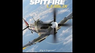 DCS Spitfire LF Mk IX  Taxi Takeoff and Landing  Producer Note Tutorial [upl. by Rourke]