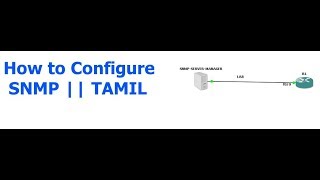 How to Configure SNMP  TAMIL  CONFIGURATION [upl. by Aluk552]