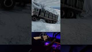 BeamNG Drive Snowy Hill Climb simulator beamngdrive gaming snow ets2 eurosimulator2 [upl. by Jsandye]