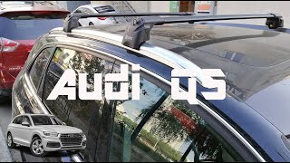 Montage Dachträger mit bündige schienen Audi Q5 [upl. by Barbette28]