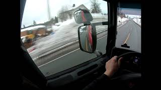 E16 Norway POV driving Scania R420 [upl. by Boonie]