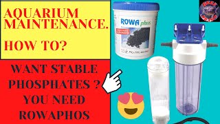 How To Replace Rowaphos In a Reactor  Reducing Phosphates  Marine Fish Tank Guide [upl. by Obellia]