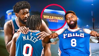 quotIma Ride Wit You Til Wheels Fall Offquot Tyrese Maxey On If He Wanting Paul George To Join Sixers [upl. by Ayhay]