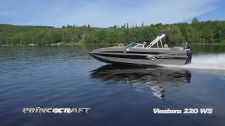 Princecraft  Ventura 220 WS 2017  Bateaux pontés  Deck boats [upl. by Latvina]