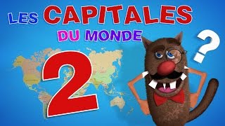 Apprendre aux enfants les capitales du monde Learn capitals of the world for kids Serie 02 4k [upl. by Leihcim]