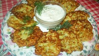 Самые вкусные кабачковые оладьи с творогом [upl. by Esinrahs]