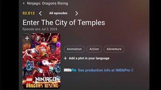 They changed the release dates again  Ninjago Dragons Rising Season 2 Part 2 News [upl. by Idelia975]