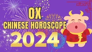 Ox Chinese Horoscope 2024 Predictions  Ziggy Natural [upl. by Lorenza]