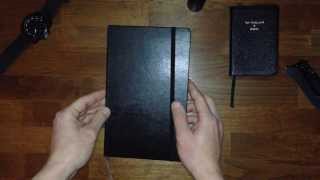 Moleskine Ruled Notebook Large Size Hardcover Review [upl. by Silvester26]