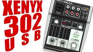 Behringer Xenyx 302 USB Audio Interface Review [upl. by Lebiralc]