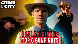 Raylan Givens Top 5 Gunfights from Justified Season 1 Timothy Olyphant [upl. by Mcafee]