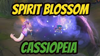 Spirit Blossom Cassiopeia Skin Spotlight  League of Legends Skin Review [upl. by Kcirderf]