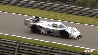 Silver Arrow Sauber MercedesBenz C11 Big V8 BiTurbo Sound At Spa Classic [upl. by Gillan316]