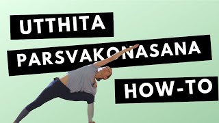 Utthita Parsvakonasana  Modifications amp Variations [upl. by Omor]