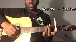 Heaven  Emilee  Guitar Tutorial How To Play heaven [upl. by Hoo235]