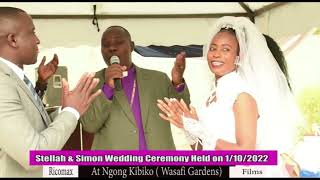 STELLAH amp SIMON WEDDING CELEMONY AT WASAFI GARDENS KIBIKU NGONG [upl. by Annoed578]