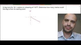 Bearings and Trigonometry Worked Examples [upl. by Sherye]