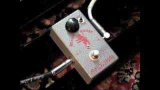 Analogman Beano Boost Treble Booster Pedal Demo [upl. by Komarek]