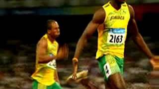 Usain Bolt sets world Record in Men\s 100m Final 969 sec [upl. by Niajneb]