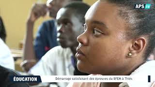 Démarrage satisfaisant des épreuves du BFEM à Thiès [upl. by Hseham]