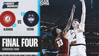 UConn vs Alabama  Final Four NCAA tournament extended highlights [upl. by Elgna]