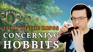 Lord of the Rings  Concerning Hobbits  Ocarina tutorial  tabs [upl. by Rillis]