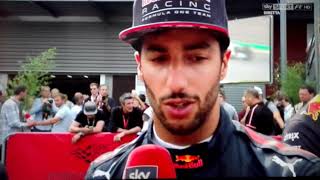 Ricciardo manda a fanc Verstappen [upl. by Kelbee]