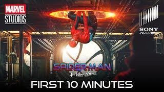 SPIDERMAN NO WAY HOME 2021 FIRST 10 MINUTES  Opening Scene  Marvel Studios [upl. by Sucy]