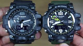 CASIO GSHOCK MUDMASTER GWG10001A1 VS MUDMASTER GWG10001A3 [upl. by Eahc849]