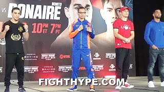 NORDINE OUBAALI VS NONITO DONAIRE FULL FINAL PRESS CONFERENCE amp FACE OFFS [upl. by Ainos826]