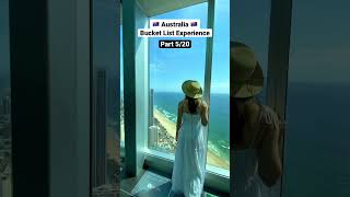 Aus Bucket List SkyPoint Observation Deck in Gold Coast 🇦🇺 🤩 shorts travelshorts australia [upl. by Charters]