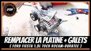 Ford Fiesta Mk6  Alternateur  galets amp platine 13L Duratec ⚡⚠️ [upl. by Assirahs624]