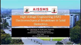 Electromechanical breakdown in solid dielectric [upl. by Schiffman]