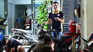 Thay sên cam  căn tầm cam Suzuki Satria Raider Fi  Trọng Tín Vlogs [upl. by Yetti640]