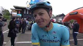 Jakob Fuglsang  Interview at the start  La Flèche wallonne 2019 [upl. by Ennaeirb579]