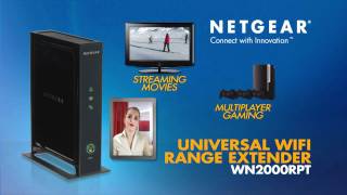 NETGEAR Universal WiFi Range Extender WN2000RPT Product Tour [upl. by Annaili]