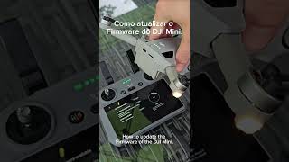 How to update the Firmware of the DJI Mini dji drone droneiro Atualizando o Firmware do Mini4 [upl. by Friday596]