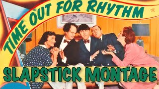 The Three Stooges Time Out For Rhythm Slapstick Montage Music Video [upl. by Nahsaj896]