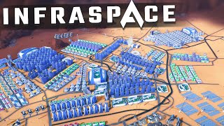 I Turned a Planet into a Production Line in InfraSpace [upl. by Hgielah6]