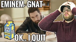 Industry Ghostwriter Reacts to Eminem Gnat Reaction Eminem is trying to kill me 🤦‍♂️ [upl. by Eilah928]